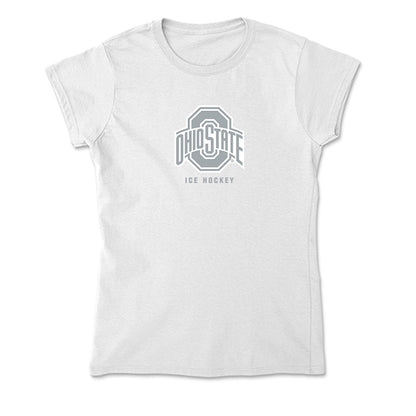Ohio State - NCAA Men's Ice Hockey : Nathan Lewis - Classic Shersey Soft Style Women’s T-Shirt-0