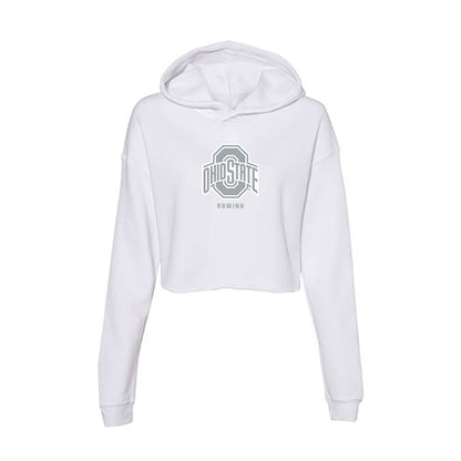 Ohio State - NCAA Women's Rowing : Amelia Boes - Women's Crop Fleece Hoodie-0