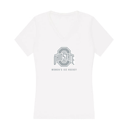 Ohio State - NCAA Women's Ice Hockey : Jocelyn Amos - Classic Shersey Women's V-Neck T-Shirt-0