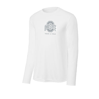 Ohio State - NCAA Men's Track & Field : Cheikh M'Baye - Activewear Long Sleeve T-Shirt-0