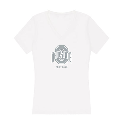 Ohio State - NCAA Football : Simeon Caldwell - Women's V-Neck T-Shirt-0