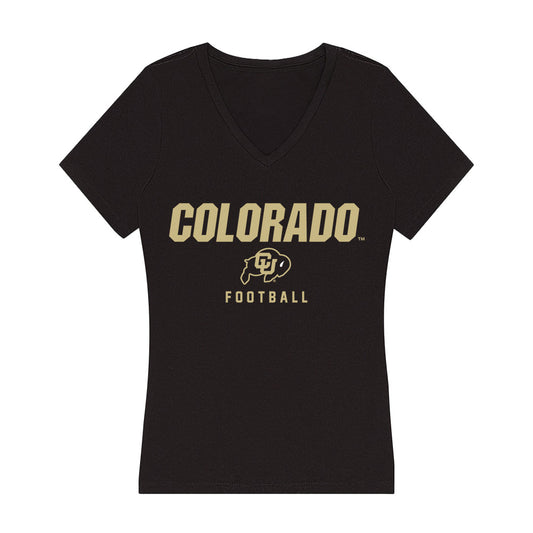Colorado - NCAA Football : Tyler Moore - Women's V-Neck T-Shirt-0