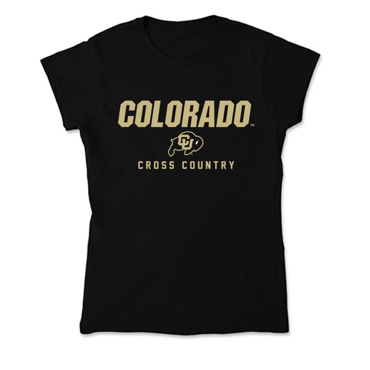 Colorado - NCAA Men's Cross Country : Jack Graffeo - Soft Style Women’s T-Shirt-0
