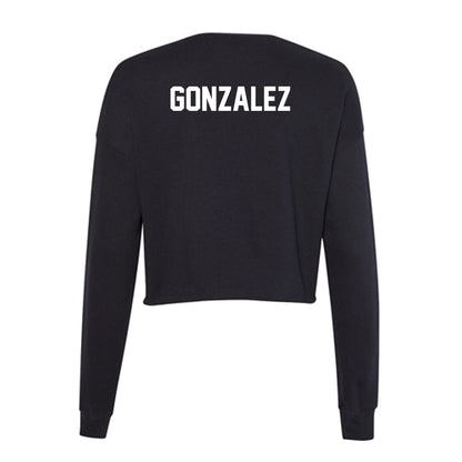 Florida - NCAA Men's Swimming & Diving : Jesus Gonzalez - Women's Cropped Crew Fleece-1