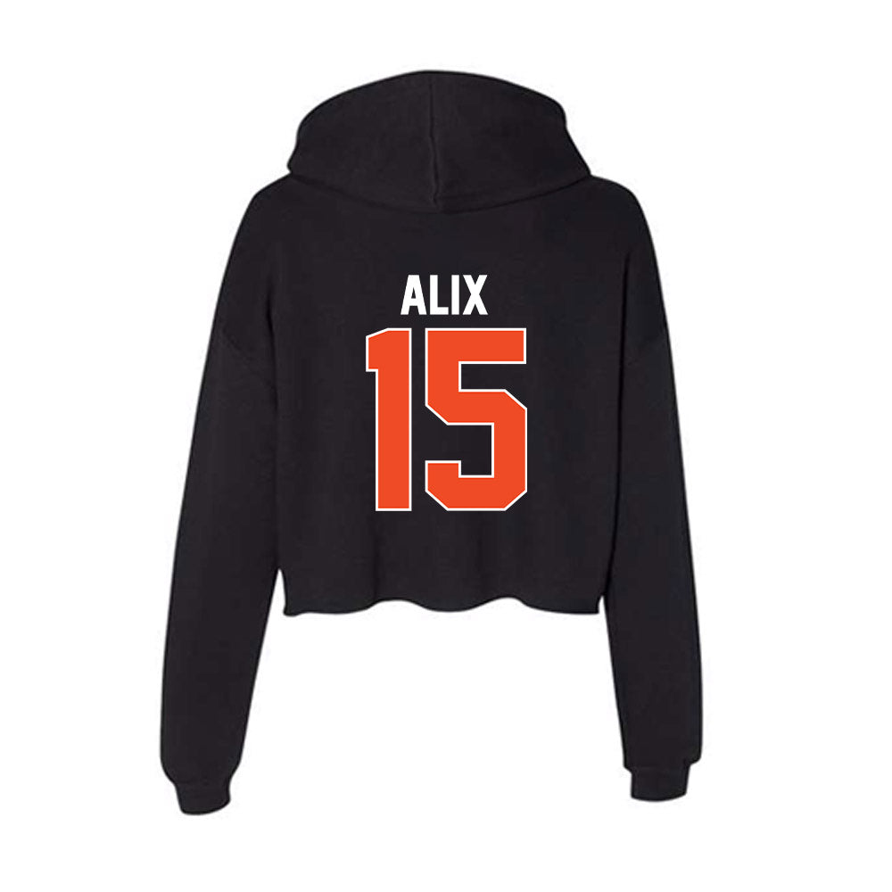 Florida - NCAA Women's Track & Field : India Alix - Women's Crop Fleece Hoodie-1