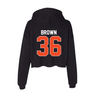 Florida - NCAA Football : Vincent Brown - Women's Crop Fleece Hoodie-1