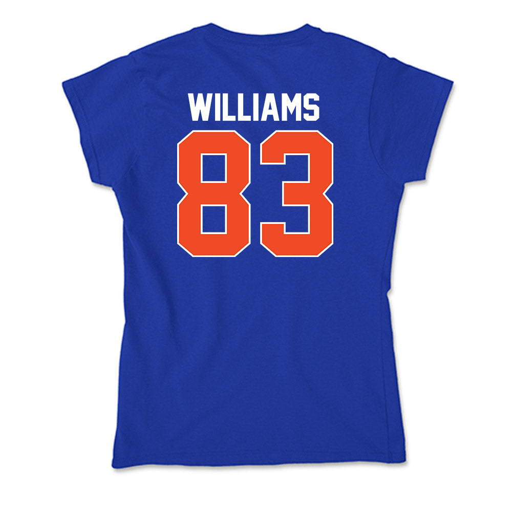 Florida - NCAA Football : Justin Williams - Soft Style Women’s T-Shirt-1