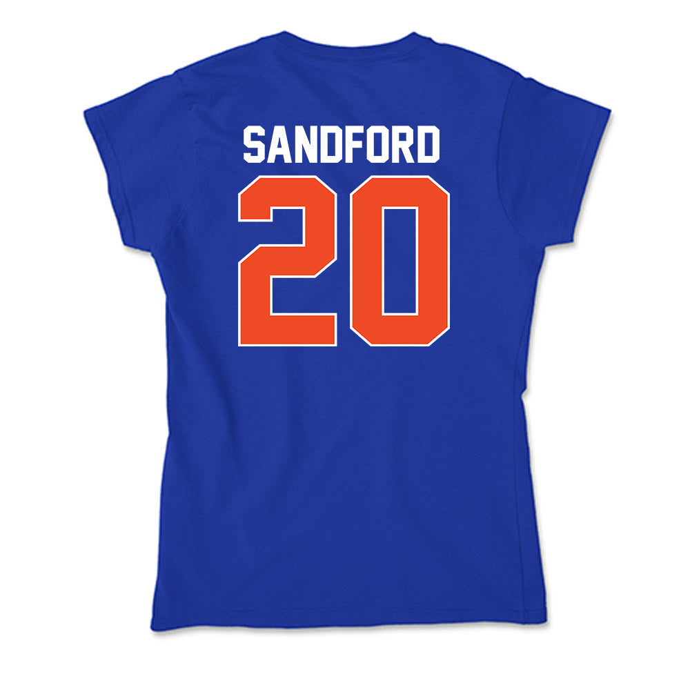 Florida - NCAA Baseball : Schuyler Sandford - Soft Style Women’s T-Shirt-1
