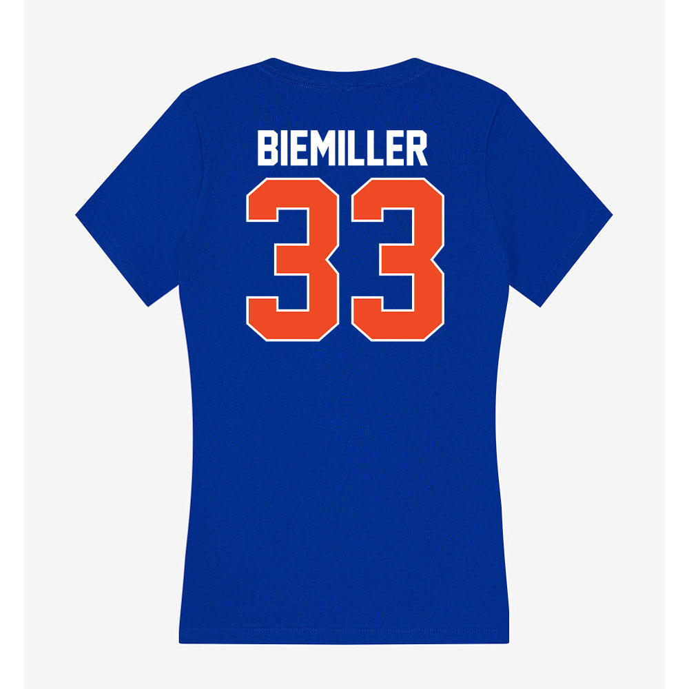 Florida - NCAA Baseball : McCall Biemiller - Women's V-Neck T-Shirt-1