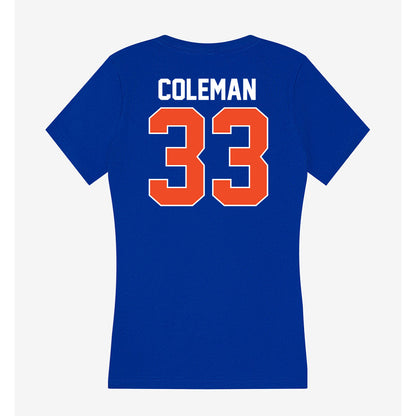 Florida - NCAA Football : DJ Coleman - Women's V-Neck T-Shirt-1