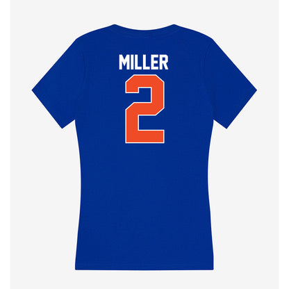 Florida - NCAA Baseball : Sam Miller - Women's V-Neck T-Shirt-1