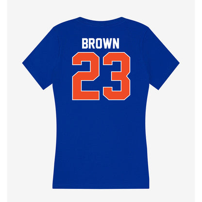 Florida - NCAA Men's Basketball : AJ Brown - Women's V-Neck T-Shirt-1