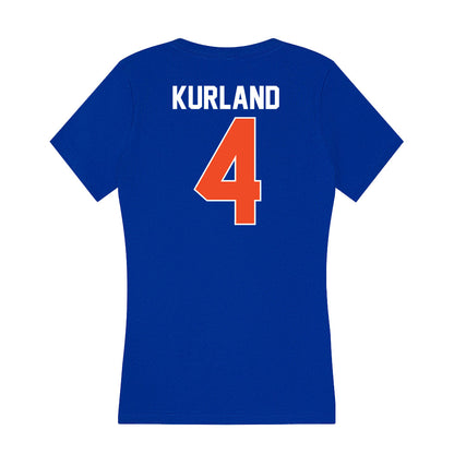 Florida - NCAA Baseball : Cade Kurland - Women's V-Neck T-Shirt-1
