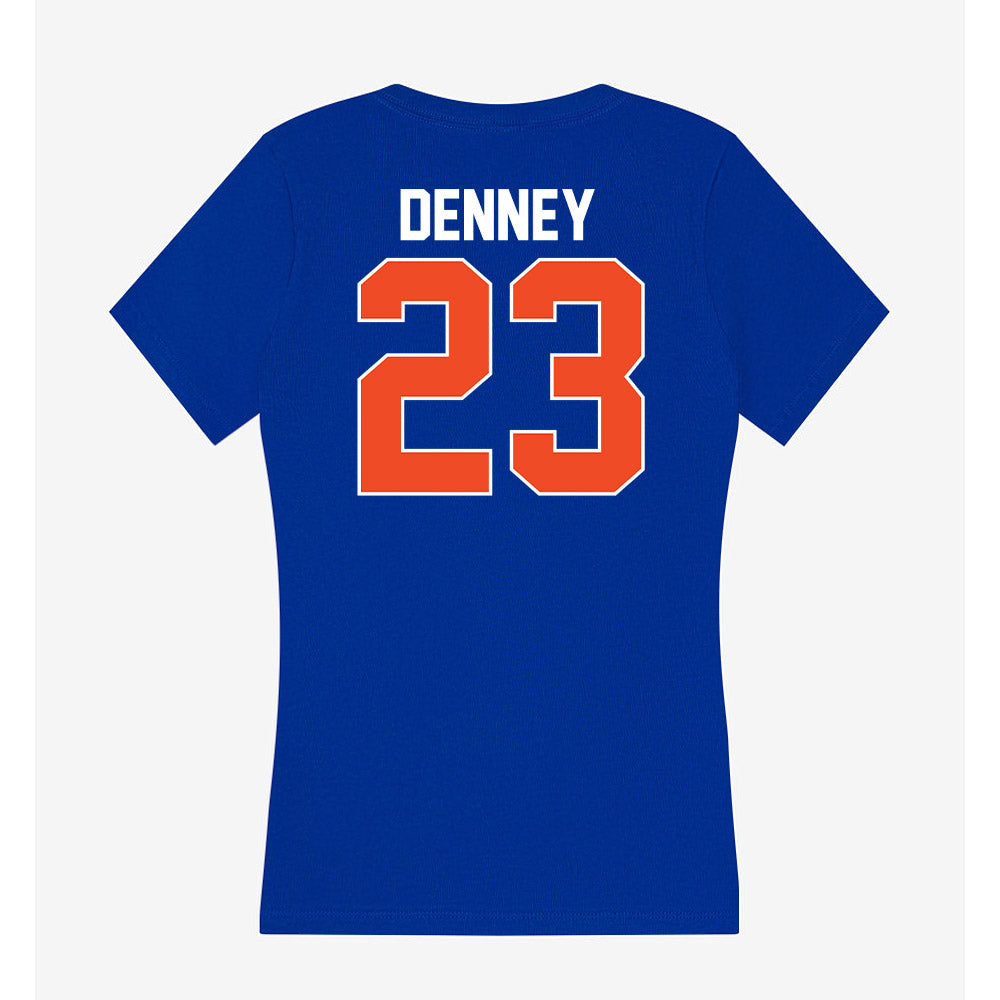 Florida - NCAA Women's Volleyball : Bri Denney - Women's V-Neck T-Shirt-1