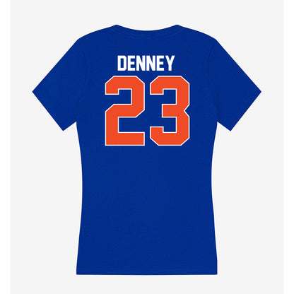 Florida - NCAA Women's Volleyball : Bri Denney - Women's V-Neck T-Shirt-1