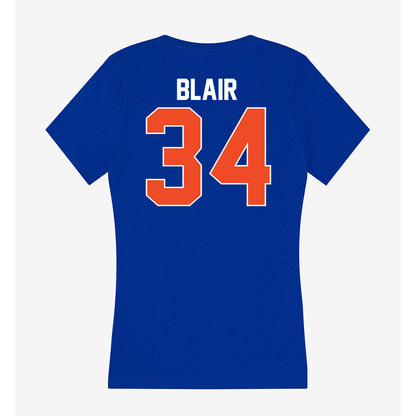 Florida - NCAA Baseball : Eli Blair - Women's V-Neck T-Shirt-1