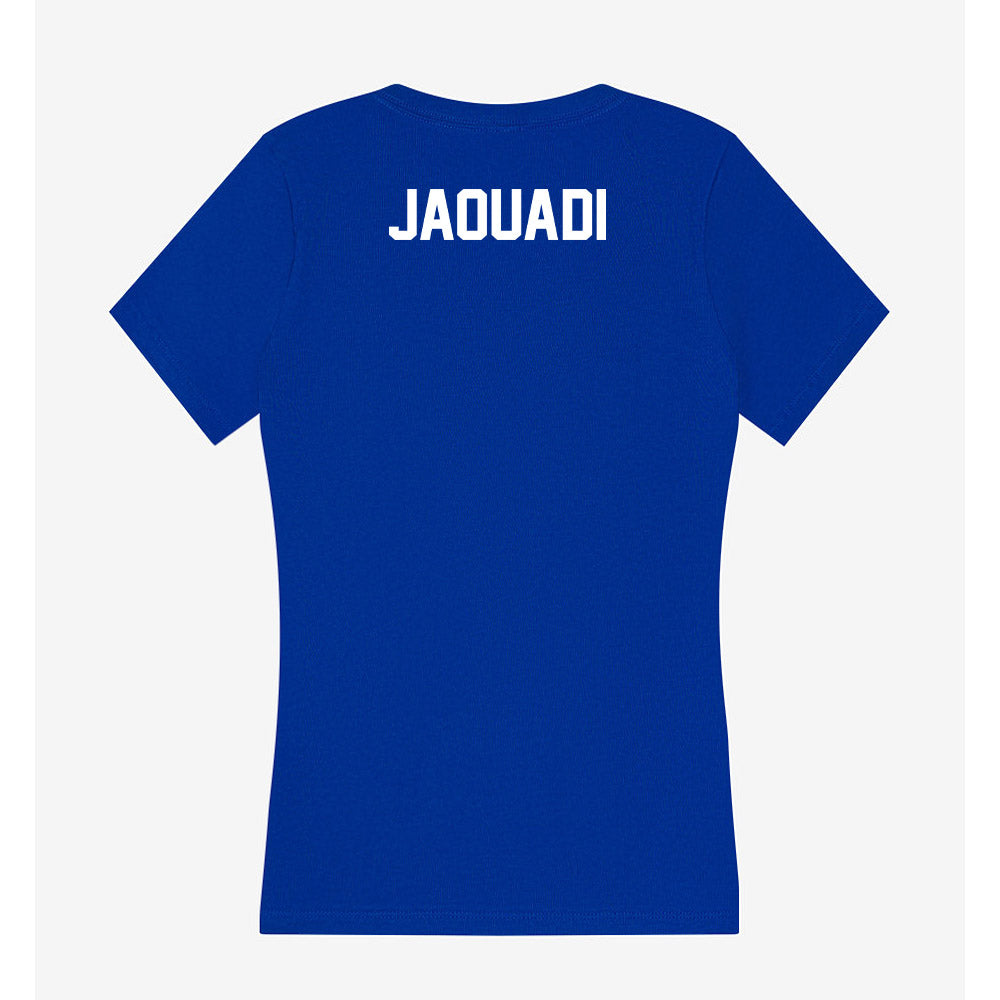Florida - NCAA Men's Swimming & Diving : Ahmed Jaouadi - Women's V-Neck T-Shirt-1