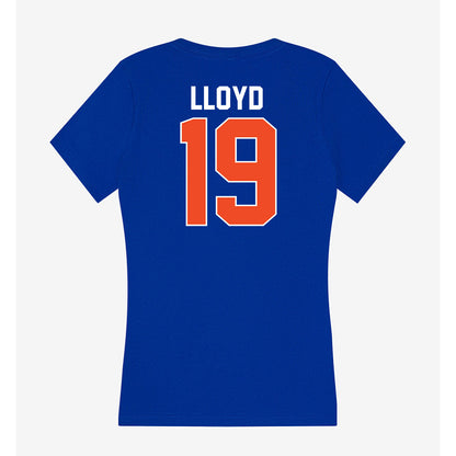 Florida - NCAA Football : Jaylen Lloyd - Women's V-Neck T-Shirt-1