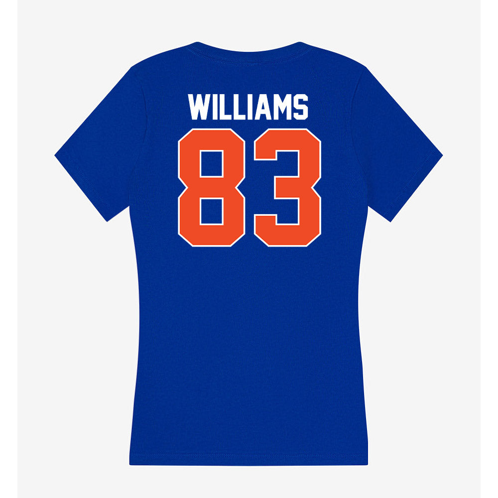 Florida - NCAA Football : Justin Williams - Women's V-Neck T-Shirt-1