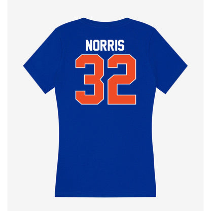 Florida - NCAA Women's Soccer : Nylah Norris - Women's V-Neck T-Shirt-1