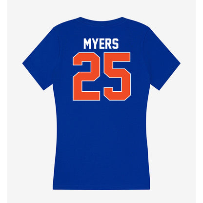 Florida - NCAA Baseball : Kolt Myers - Women's V-Neck T-Shirt-1