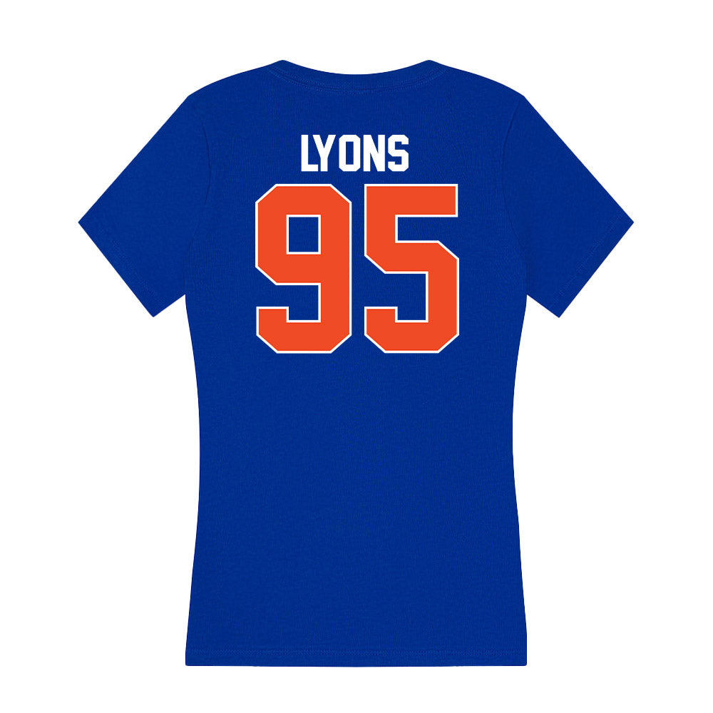 Florida - NCAA Football : Jamari Lyons - Women's V-Neck T-Shirt-1