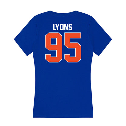 Florida - NCAA Football : Jamari Lyons - Women's V-Neck T-Shirt-1