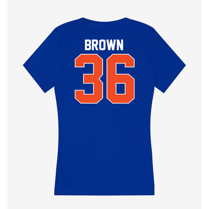 Florida - NCAA Football : Vincent Brown - Women's V-Neck T-Shirt-1