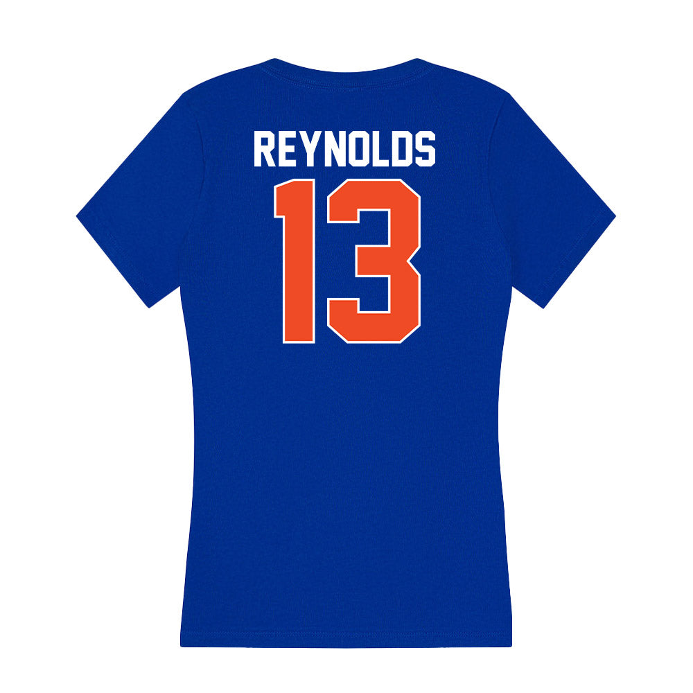 Florida - NCAA Women's Basketball : Laila Reynolds - Women's V-Neck T-Shirt-1