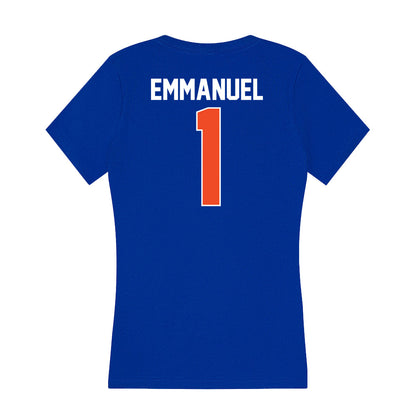 Florida - NCAA Women's Soccer : Jayden Emmanuel - Women's V-Neck T-Shirt-1