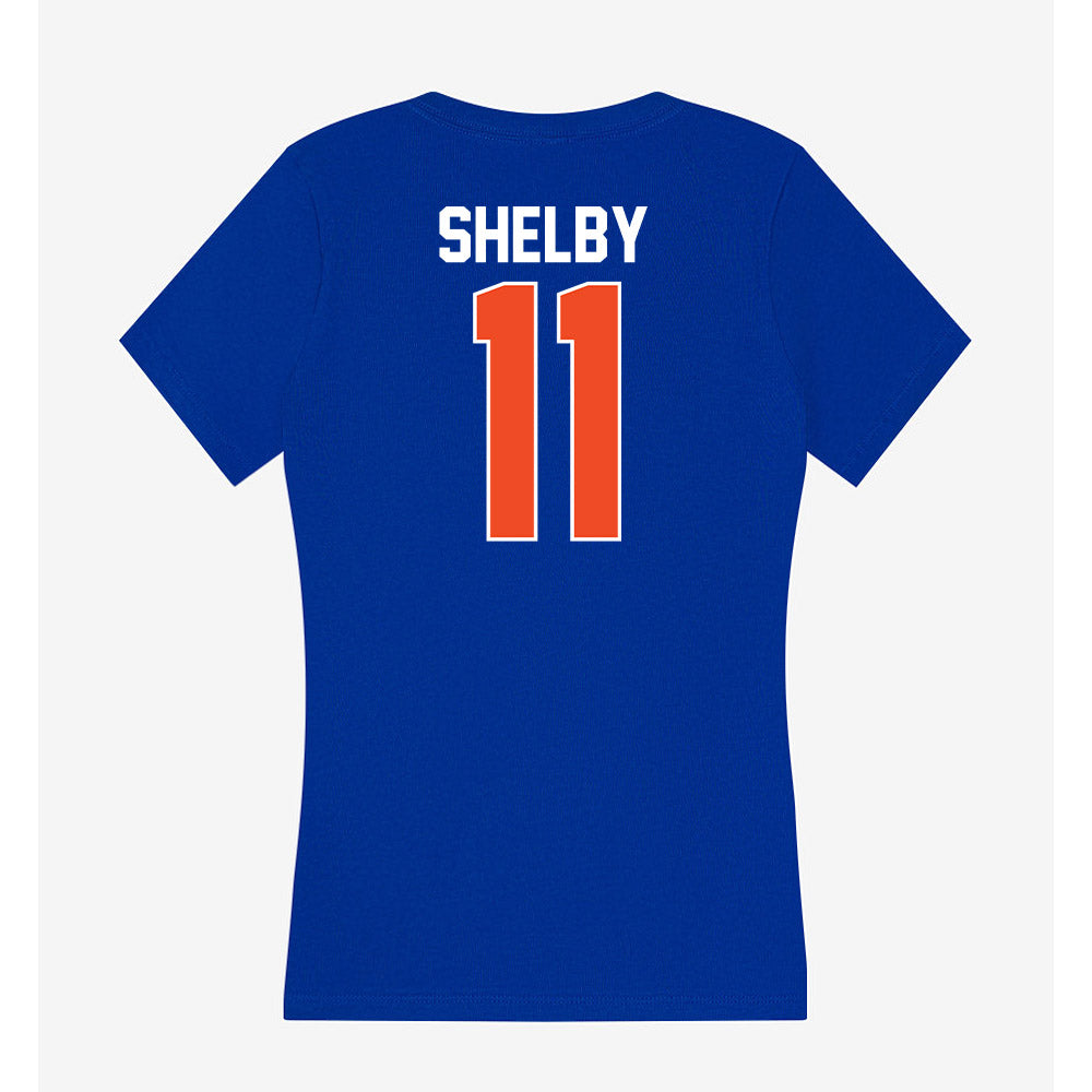 Florida - NCAA Women's Volleyball : Nadiya Shelby - Women's V-Neck T-Shirt-1