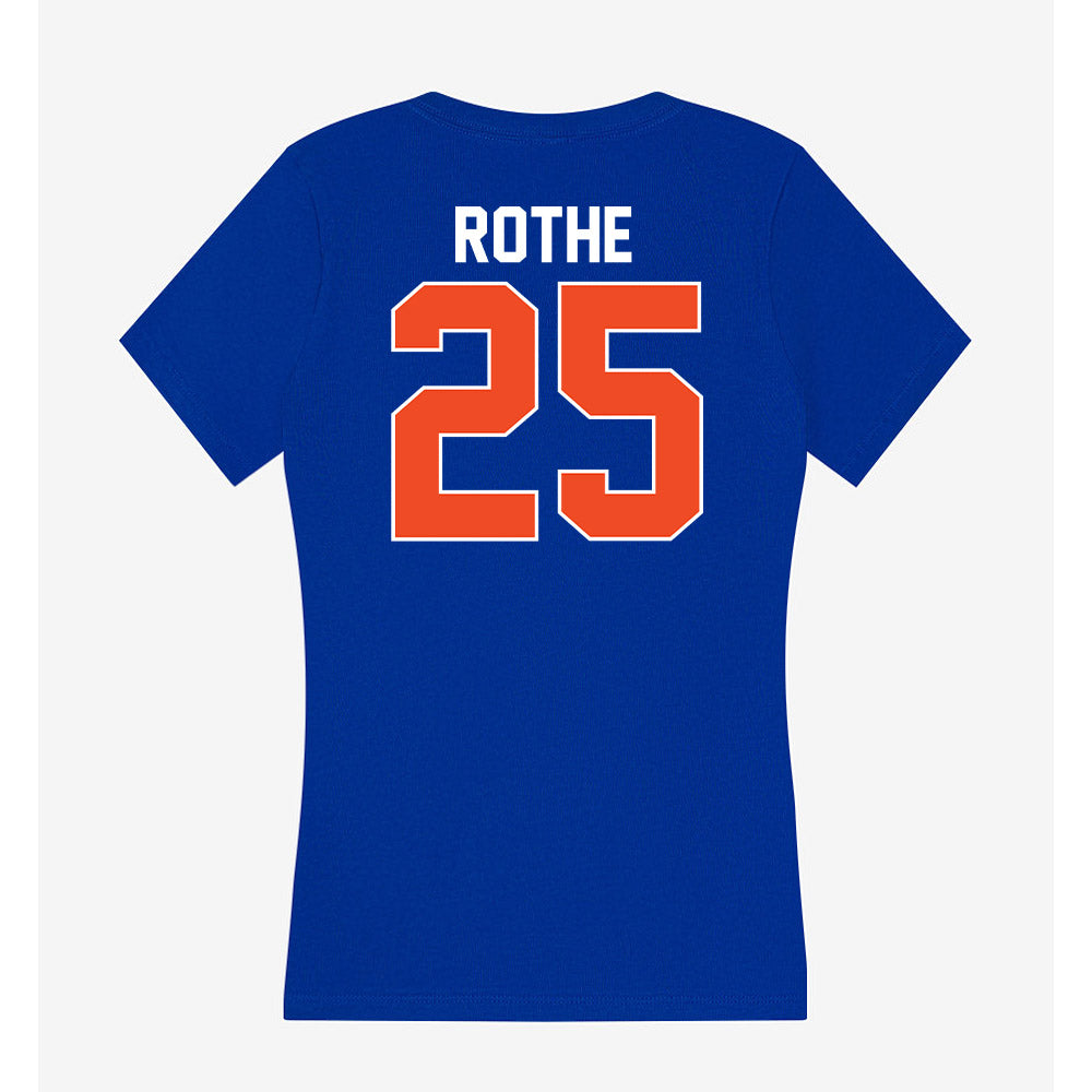 Florida - NCAA Women's Volleyball : Alec Rothe - Women's V-Neck T-Shirt-1