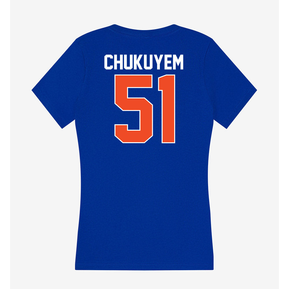 Florida - NCAA Football : Tyler Chukuyem - Women's V-Neck T-Shirt-1