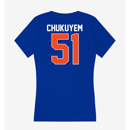 Florida - NCAA Football : Tyler Chukuyem - Women's V-Neck T-Shirt-1
