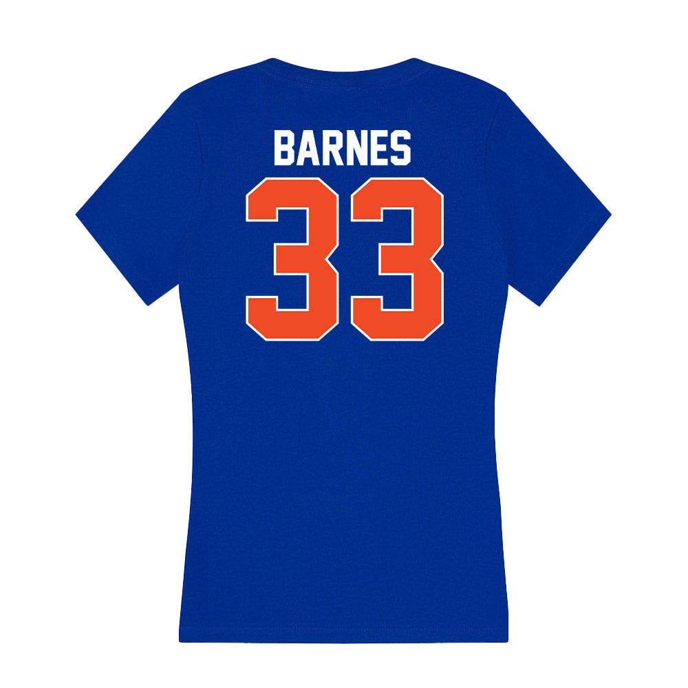 Florida - NCAA Women's Soccer : Skye Barnes - Women's V-Neck T-Shirt-1