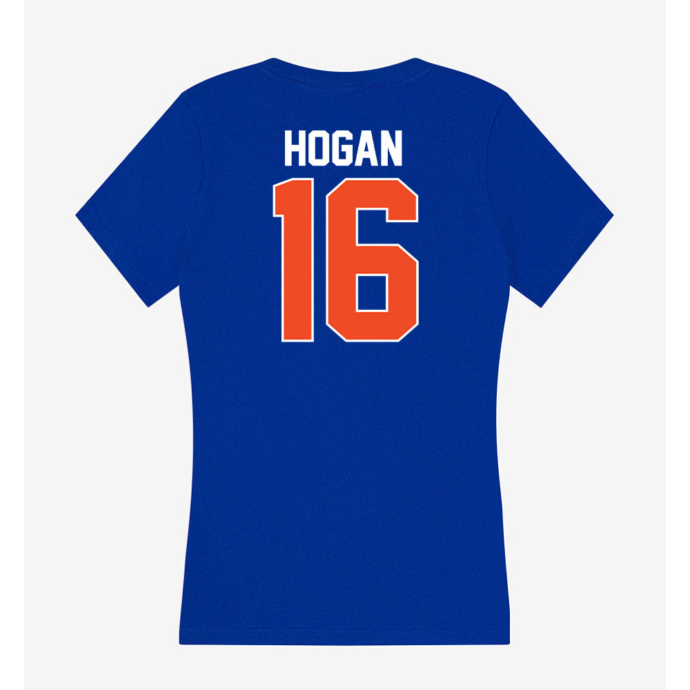 Florida - NCAA Women's Soccer : Courtney Hogan - Women's V-Neck T-Shirt-1