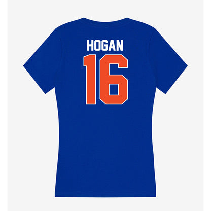 Florida - NCAA Women's Soccer : Courtney Hogan - Women's V-Neck T-Shirt-1