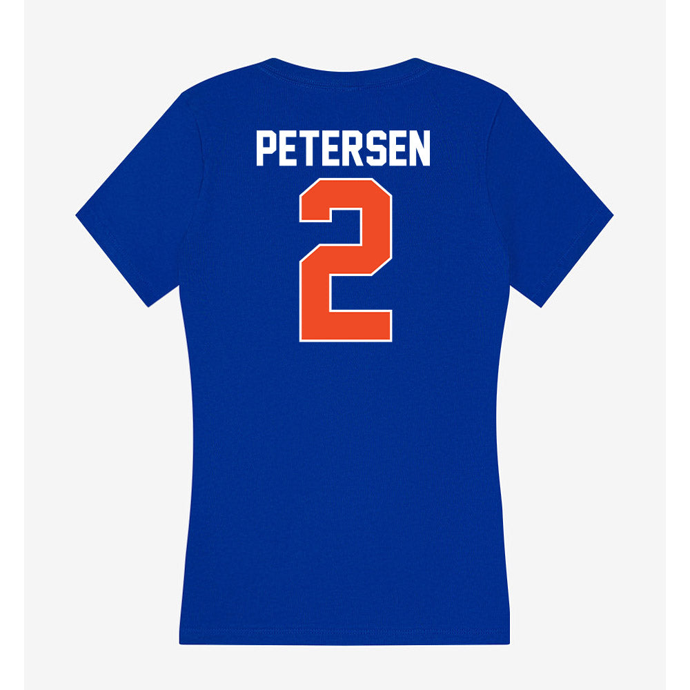Florida - NCAA Women's Soccer : Ella Petersen - Women's V-Neck T-Shirt-1