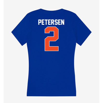 Florida - NCAA Women's Soccer : Ella Petersen - Women's V-Neck T-Shirt-1