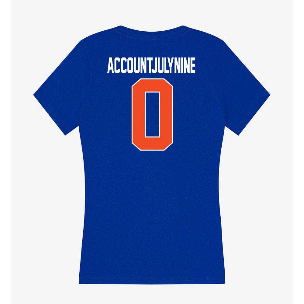 Florida - NCAA Football : Test AccountJulyNine - Women's V-Neck T-Shirt-1