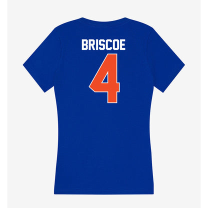 Florida - NCAA Women's Volleyball : Brooklyn Briscoe - Women's V-Neck T-Shirt-1