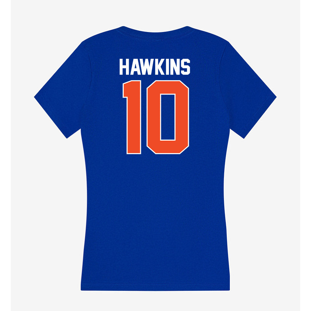 Florida - NCAA Football : Jerrae Hawkins - Women's V-Neck T-Shirt-1