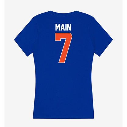 Florida - NCAA Women's Soccer : Zoe Main - Women's V-Neck T-Shirt-1