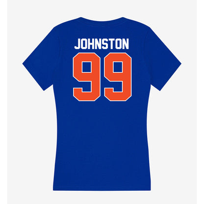 Florida - NCAA Women's Soccer : Katie Johnston - Women's V-Neck T-Shirt-1