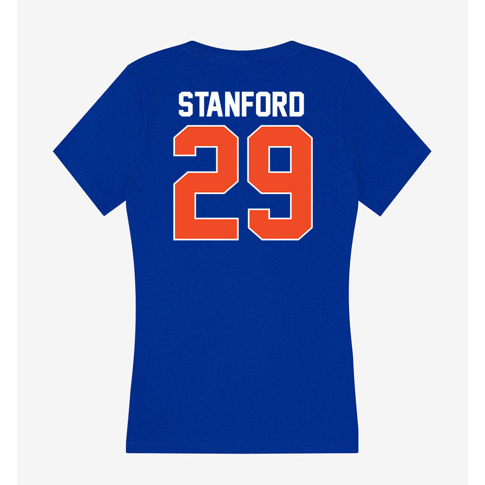 Florida - NCAA Baseball : Cole Stanford - Women's V-Neck T-Shirt-1