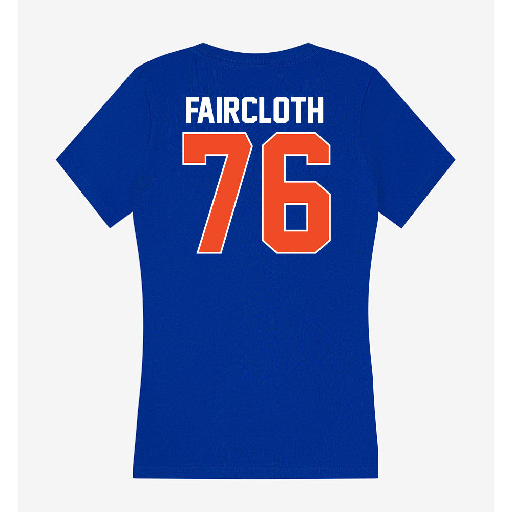 Florida - NCAA Football : Mark Faircloth - Women's V-Neck T-Shirt-1