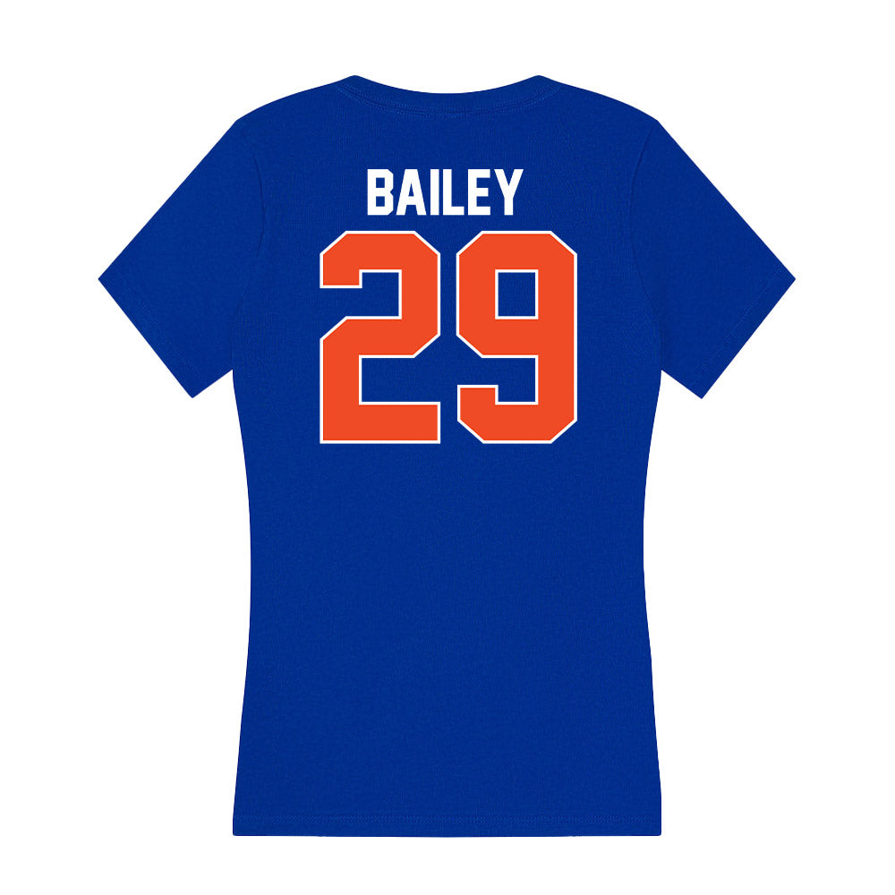 Florida - NCAA Women's Soccer : Lena Bailey - Women's V-Neck T-Shirt-1