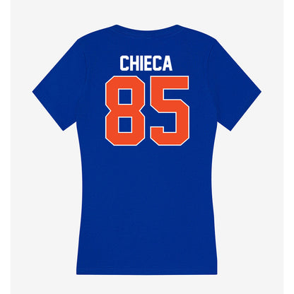 Florida - NCAA Football : Evan Chieca - Women's V-Neck T-Shirt-1