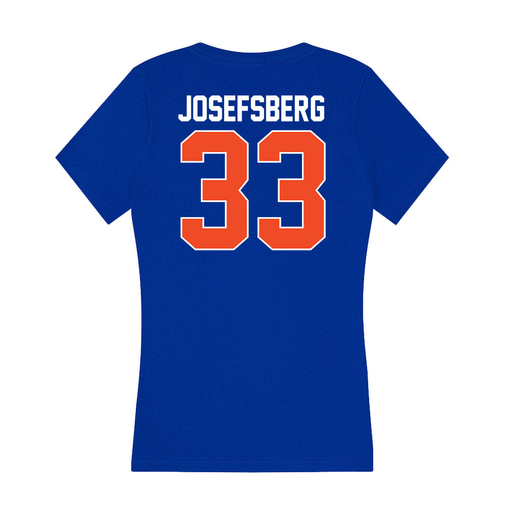 Florida - NCAA Men's Basketball : Cooper Josefsberg - Women's V-Neck T-Shirt-1