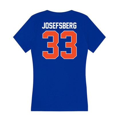 Florida - NCAA Men's Basketball : Cooper Josefsberg - Women's V-Neck T-Shirt-1